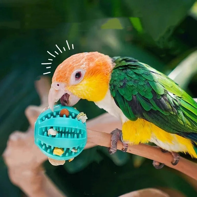 Balle Distributrice Interactive 3-en-1 : Jouet Anti-Anxiété et Brossage Dentaire pour Chien